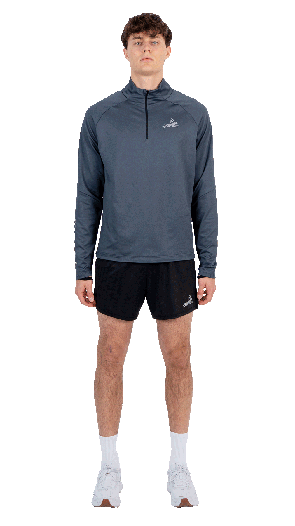 HALF ZIP GREY