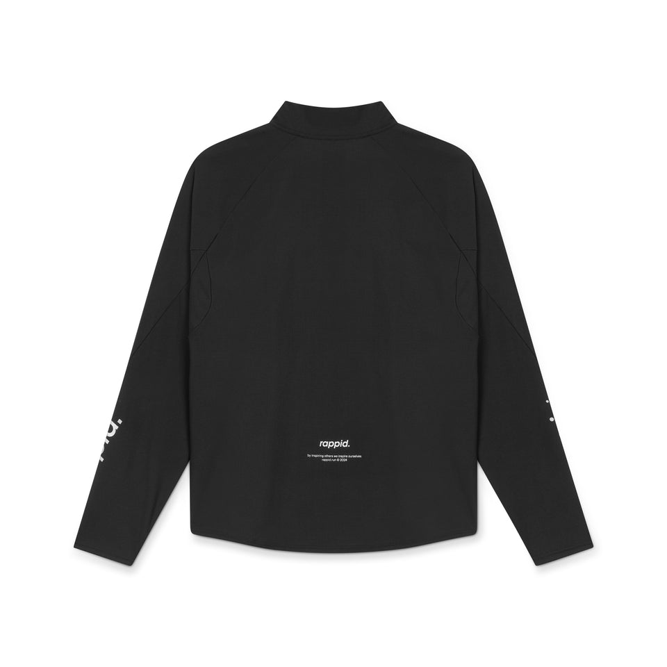 rappid. atv half zip – active black