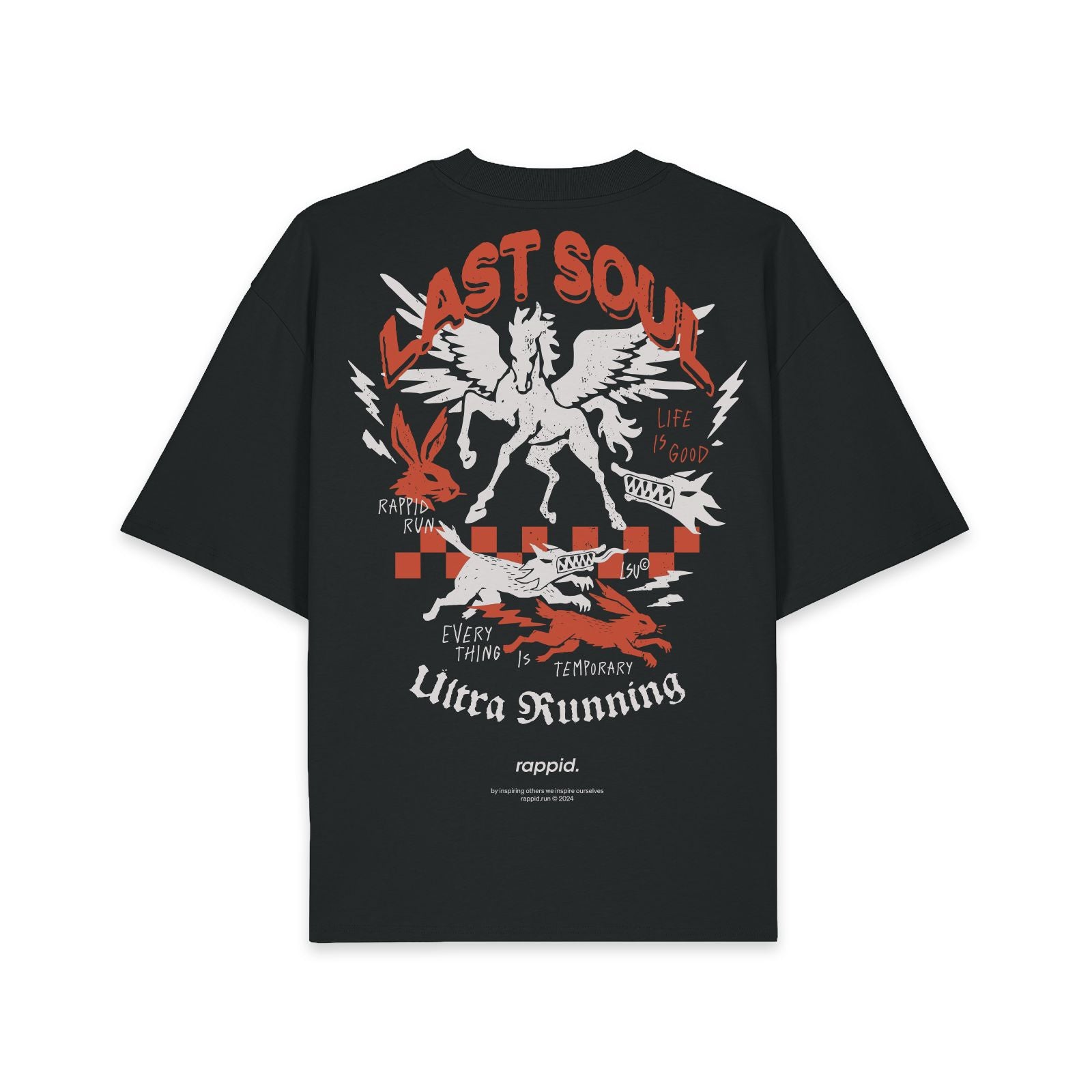 rappid. x lsu shirt black (preorder)