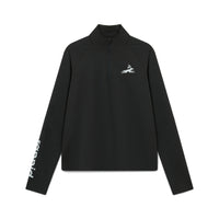 HALF ZIP BLACK