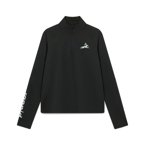 HALF ZIP BLACK