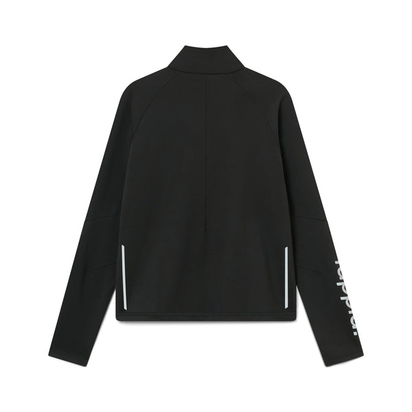 HALF ZIP BLACK