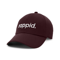 grid cap burgundy