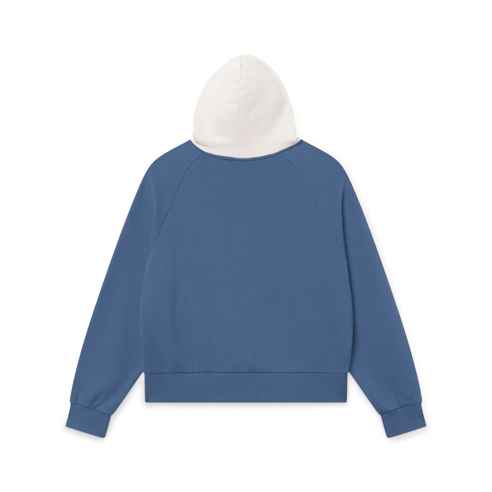 Collegial Hoodie Blue – back view