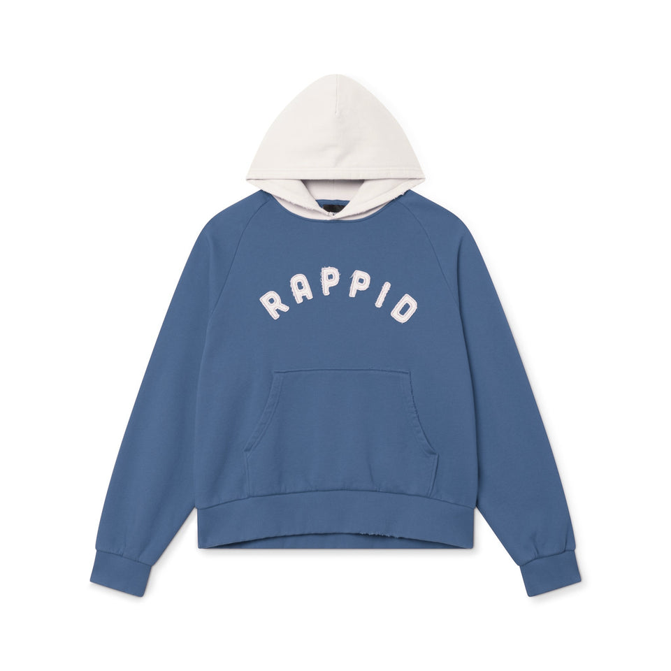 Collegial Hoodie Blue – front view