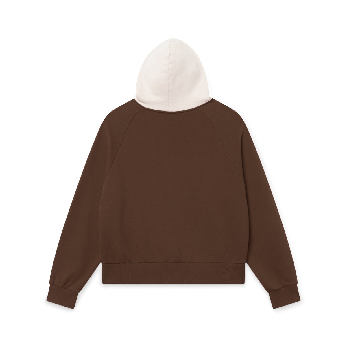 Collegial Hoodie Brown – back view
