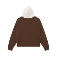 Collegial Hoodie Brown – back view