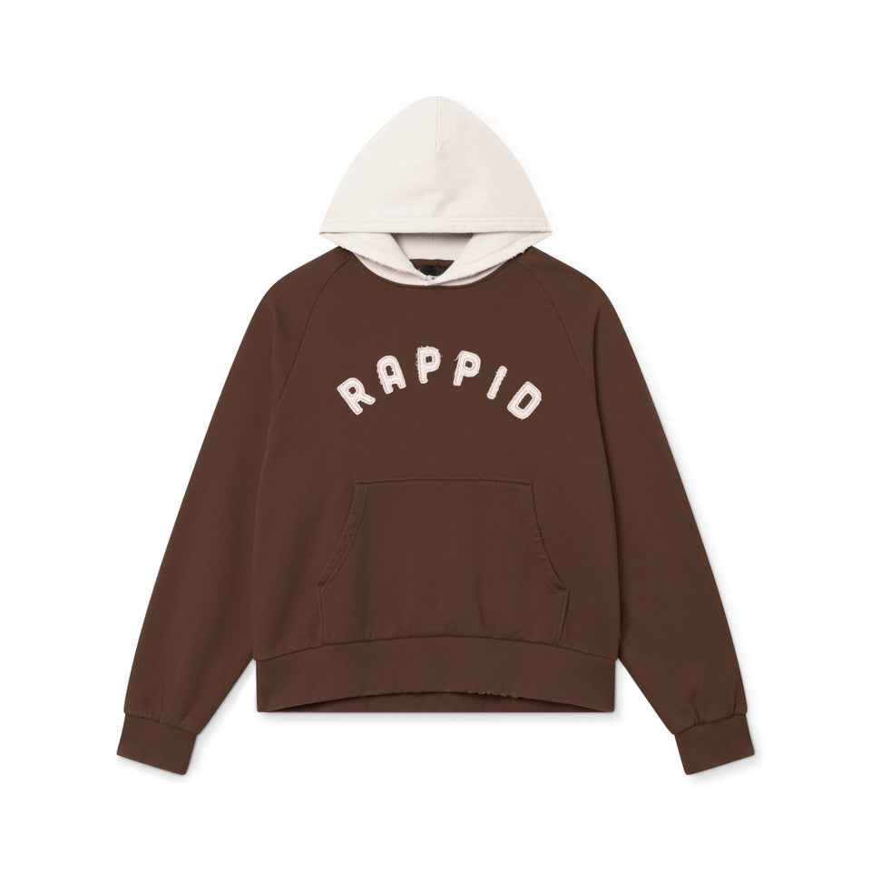 Collegial Hoodie Brown – front view
