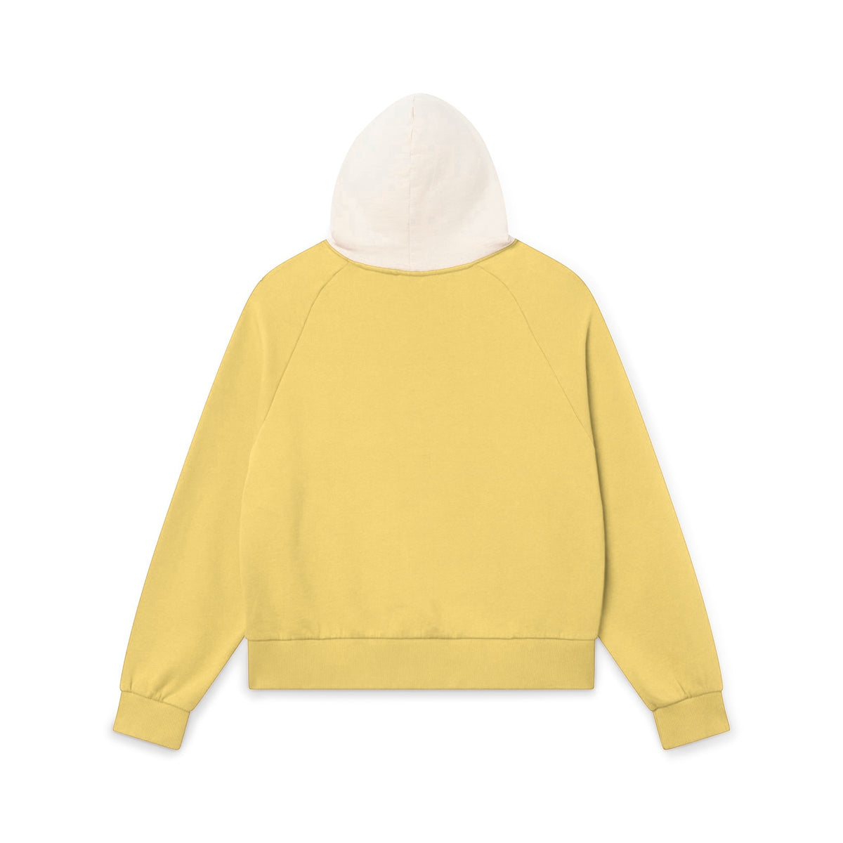 Collegial Hoodie Butter Yellow – back view
