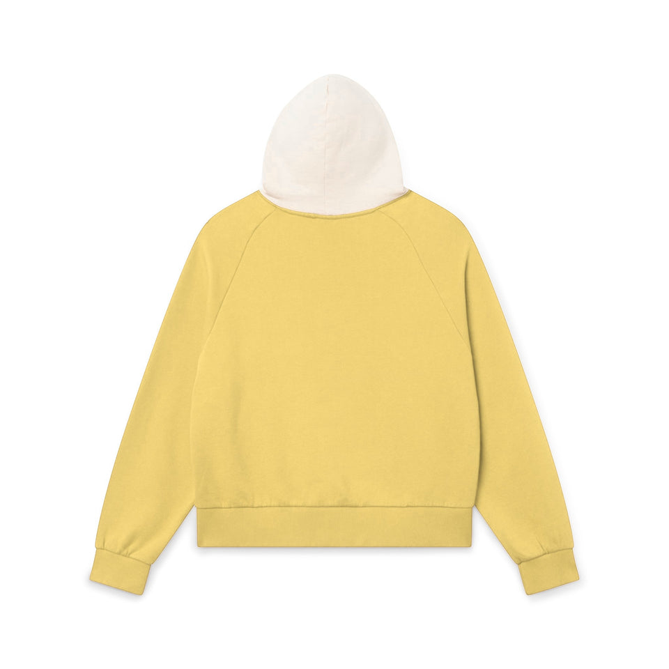 Collegial Hoodie Butter Yellow – back view