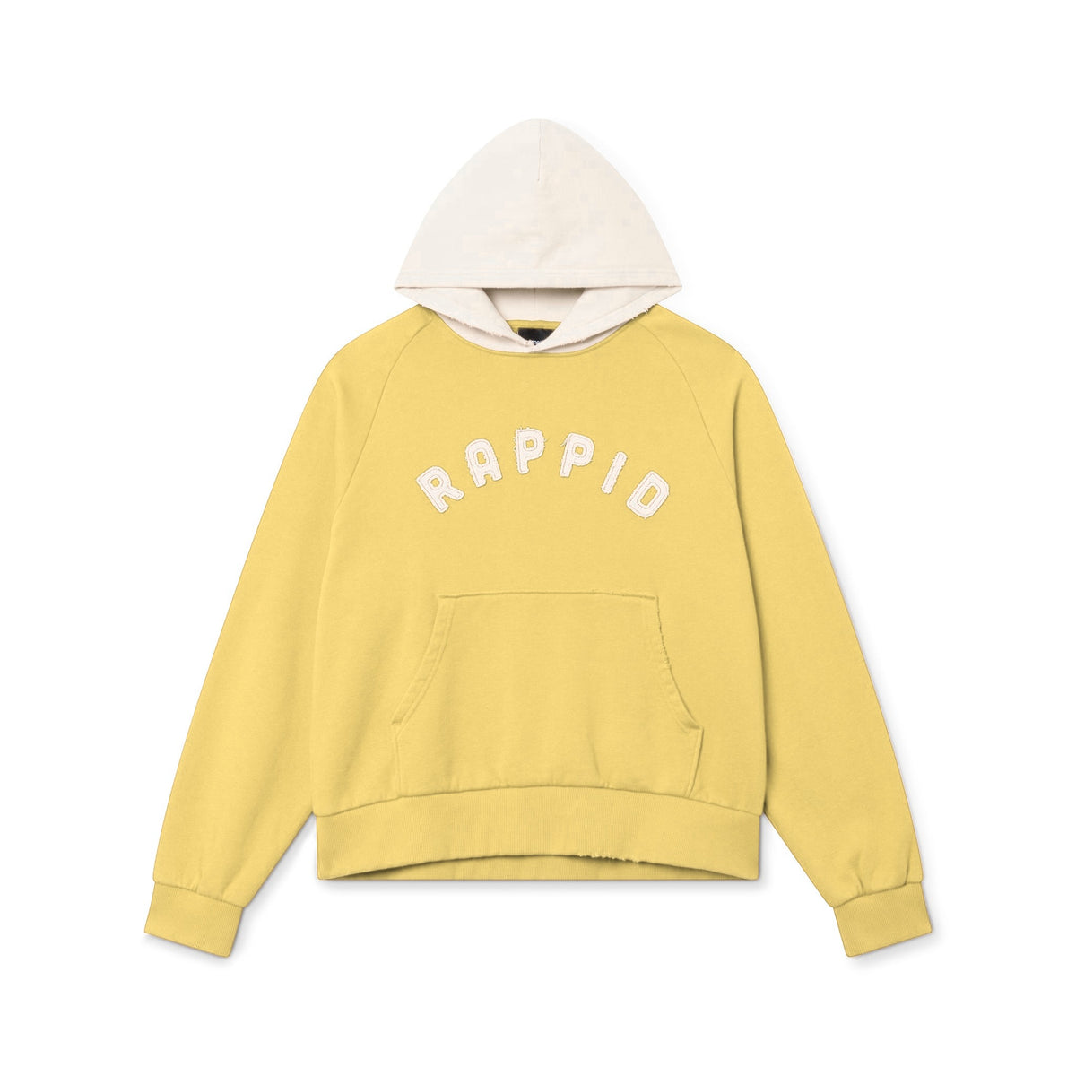 Collegial Hoodie Butter Yellow – front view