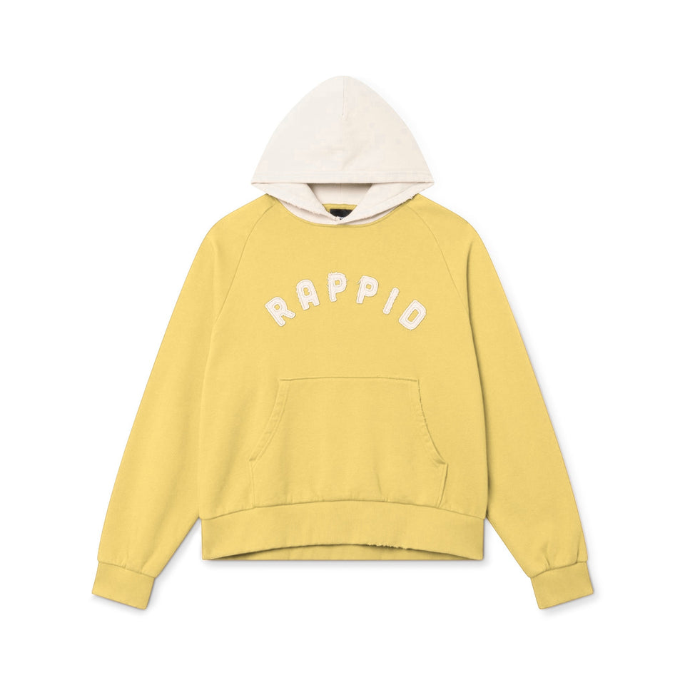Collegial Hoodie Butter Yellow – front view