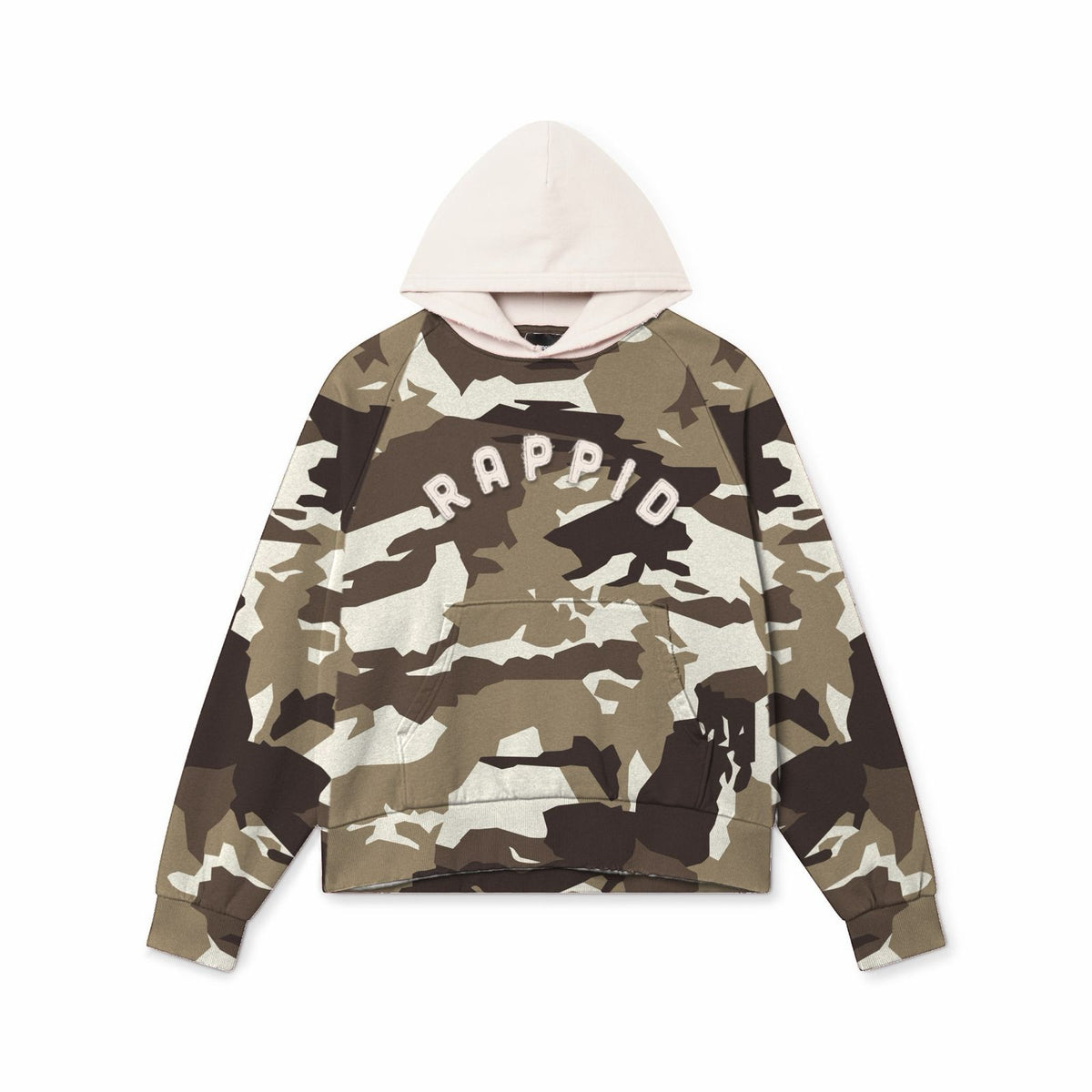 Collegial Hoodie Camo – front view