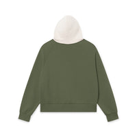 Collegial Hoodie Olive – back view