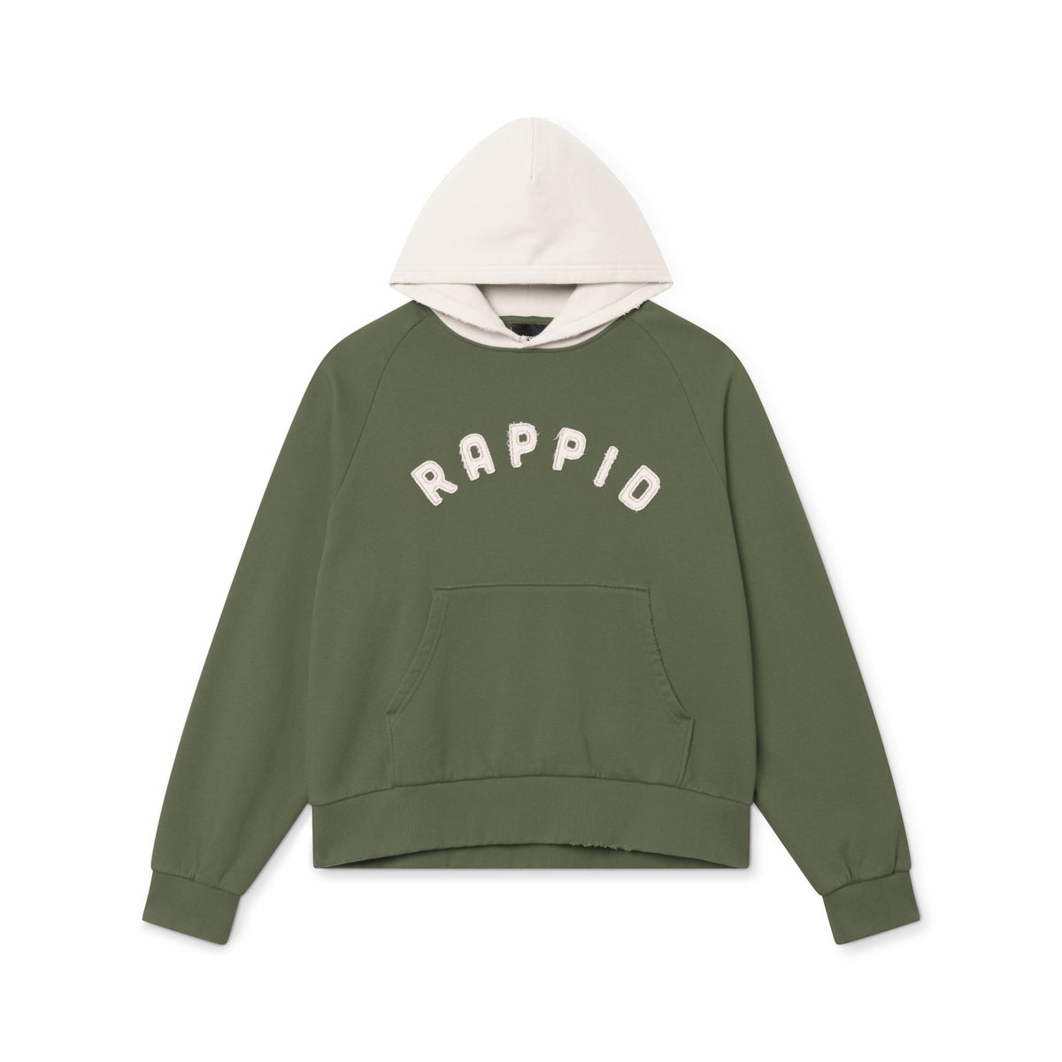 Collegial Hoodie Olive – front view