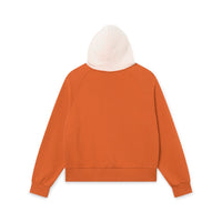 Collegial Hoodie Rust Orange – back view