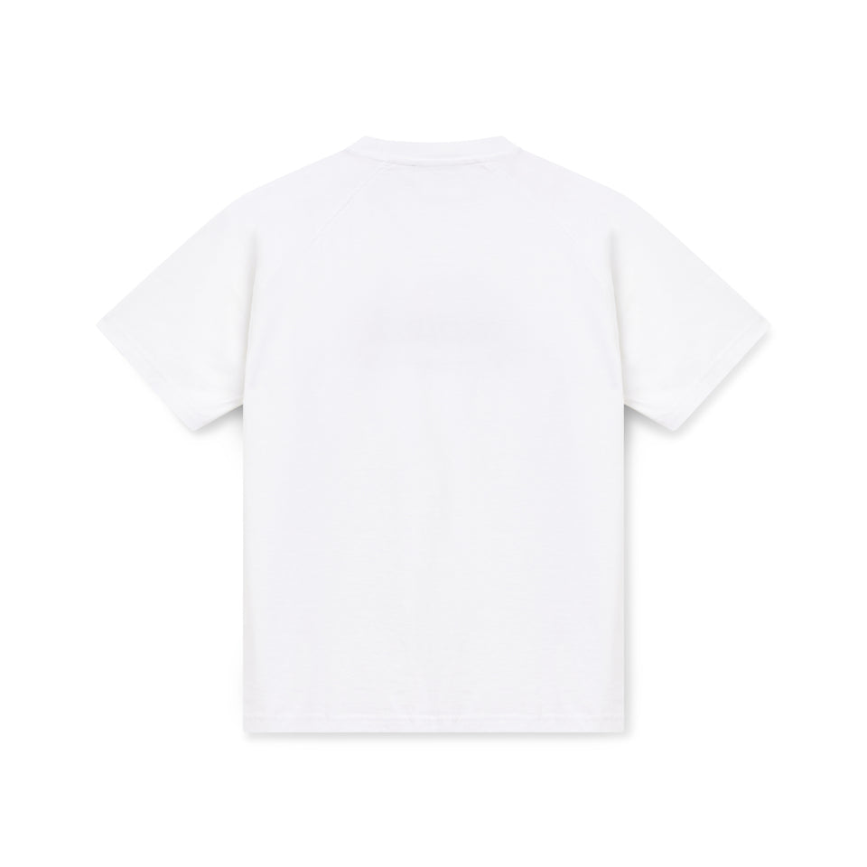 rappid. collegiate shirt – white