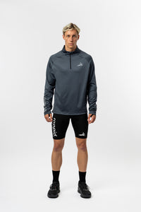 HALF ZIP GREY
