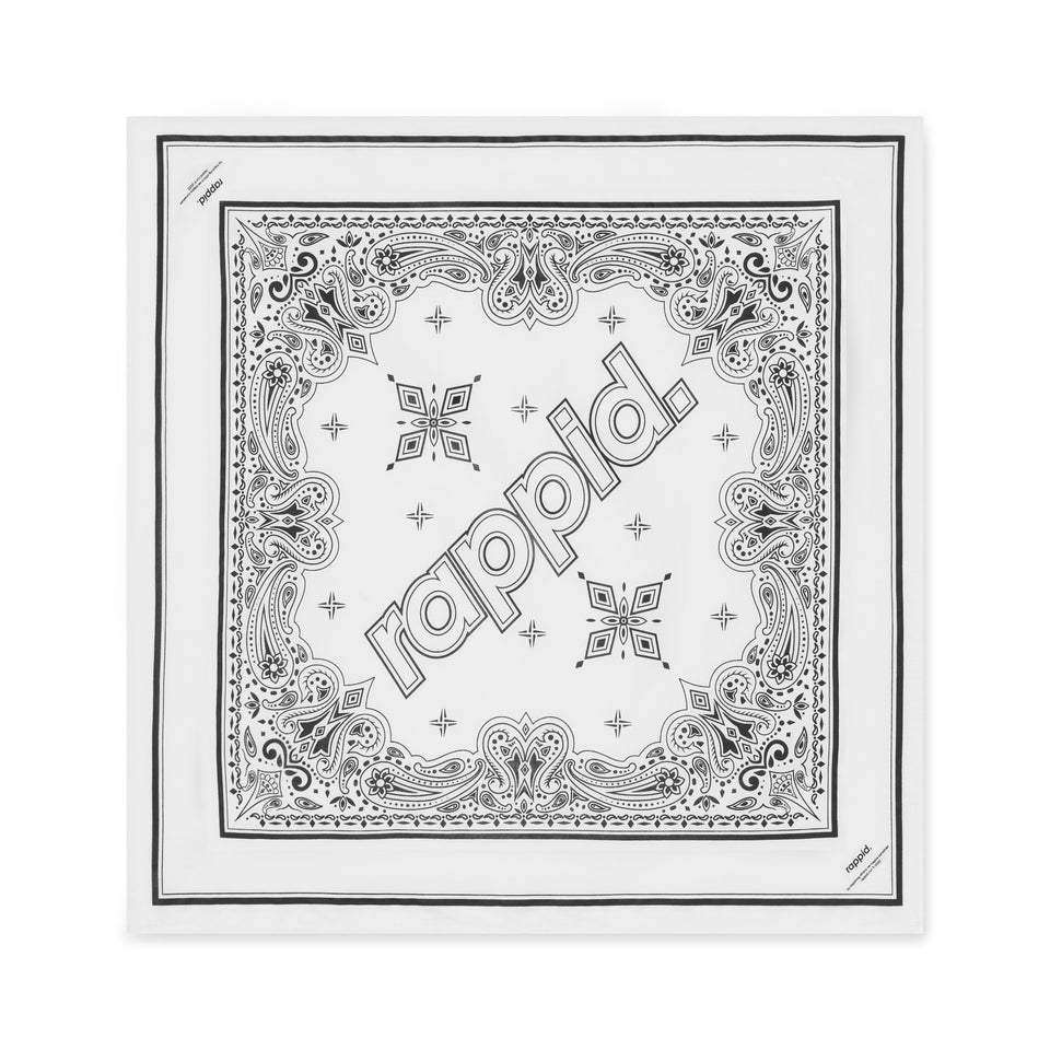 rappid. bandana center – white