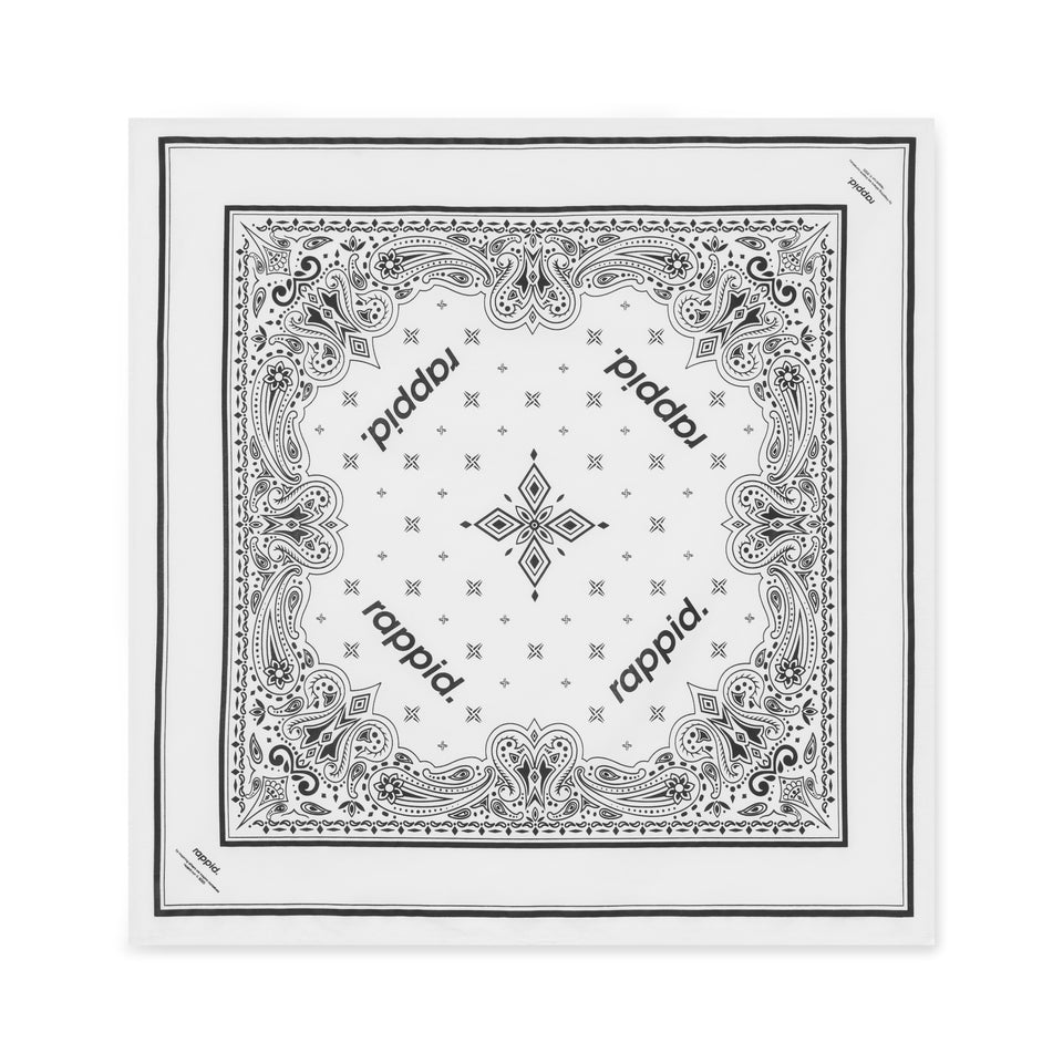 rappid. bandana quad – white