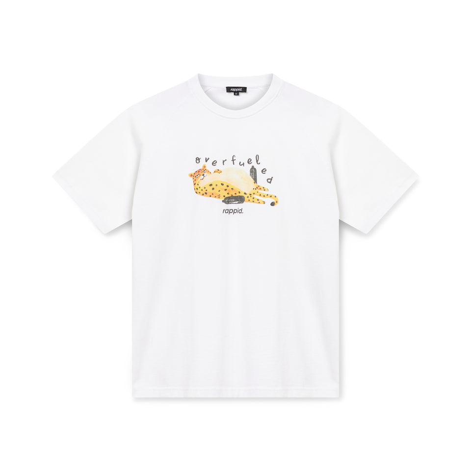 rappid. overfueled shirt – white