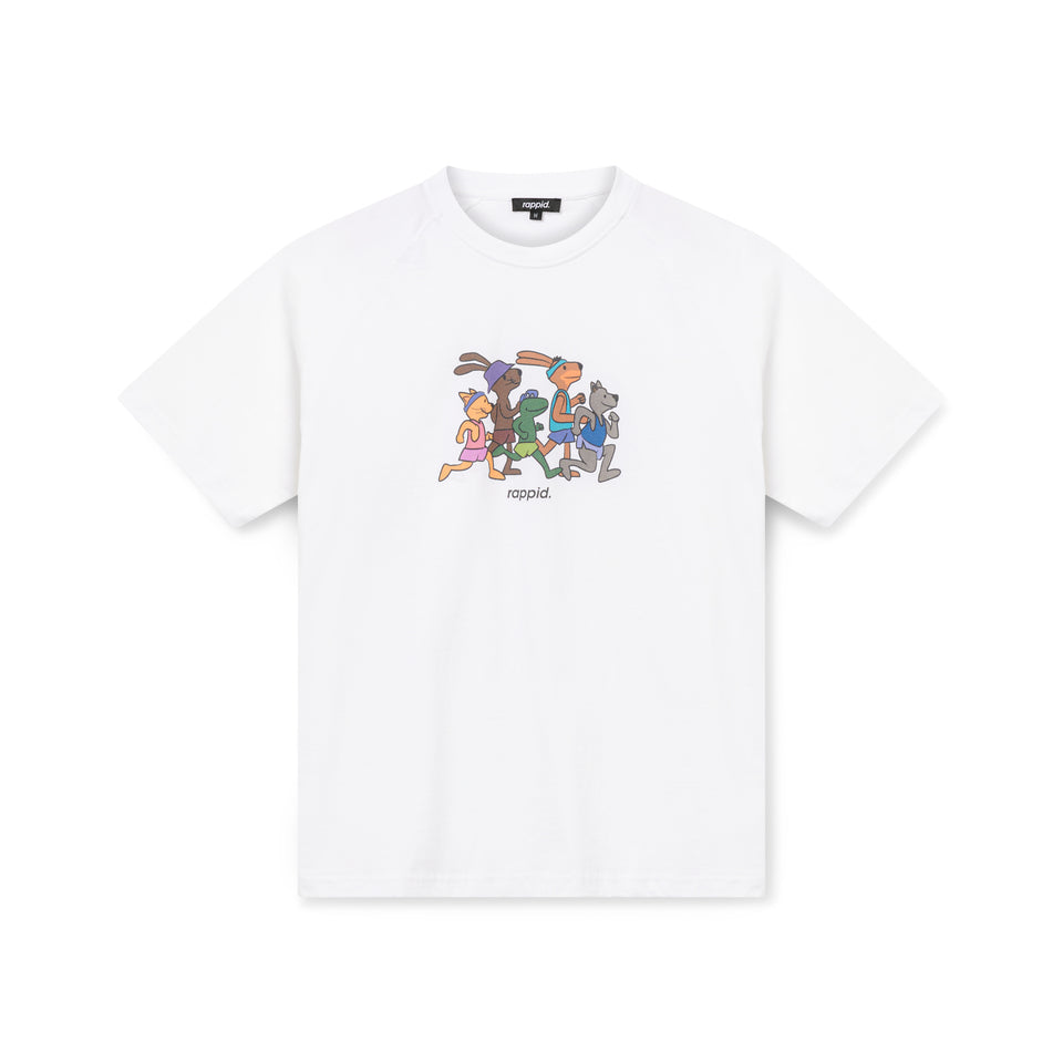 rappid. runclub shirt – white